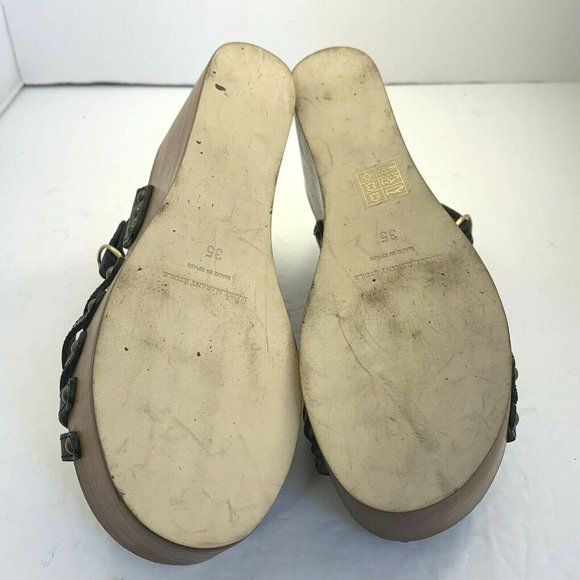 Isabel Marant Etoile Zia Leather Wooden sandal Sz5 - Picture 5 of 10